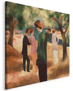 Quadro - Lady in Green Jacket (August Macke)