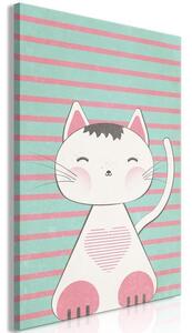 Quadro - Striped Kitten (1 Part) Vertical