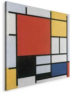 Quadro - Composition with red, yellow blue and black (Piet Mondrian)