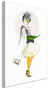 Quadro - Yellow Stocking (1 Part) Vertical