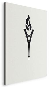 Quadro - Torch Shaped Like an Inverted Eiffel Tower