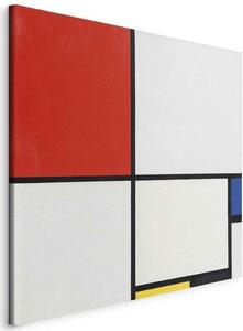 Quadro - Composition No III, with red, blue, yellow and black (Piet Mondrian)