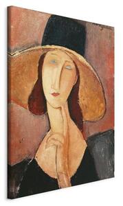 Quadro - Portrait of Jeanne Hebuterne in a Large Hat