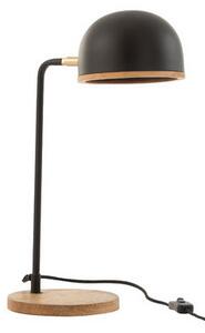 Lampade da tavolo J-line LAMPE DE BUR EVY MET/BS NO/NA (23x18x48cm)