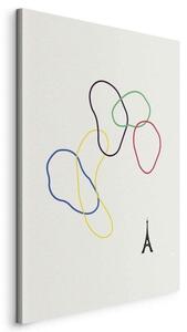 Quadro - Colorful Rings - Digital Graphics - Minimalism