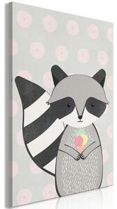 Quadro - Glutton Raccoon (1 Part) Vertical