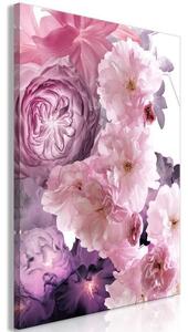 Quadro - Garden of Floral Scents (1-part) - Nature in Shades of Pink
