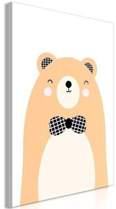 Quadro - Teddy Bear in Bow Tie (1 Part) Vertical
