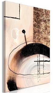 Quadro - Art of Shapes (1-part) - Hand-Painted Abstract Artwork