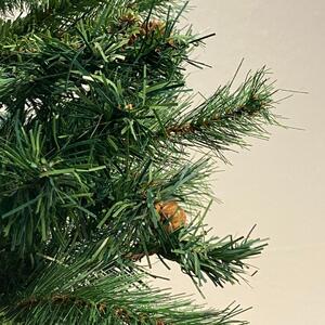 Albero di Natale Majestic con pigne 180 cm
