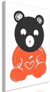 Quadro - Thoughtful Bear (1 Part) Vertical