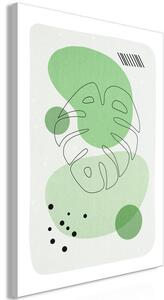 Quadro - Green Aesthetics of Monstera (1 Part) Vertical