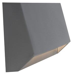 Lampada da parete per esterni moderna grigio scuro con LED IP65 - Arenaria 2