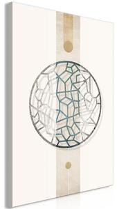 Quadro - Circle with Artistic Details (1-part) - Abstract Shape