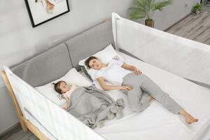 Sponda letto Monkey Mum® Premium - 130 cm - grigio chiaro
