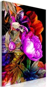 Quadro - Nature in Summer Hues (1-part) - Flower Garden of Inspiration