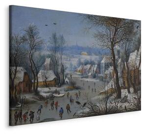 Quadro - Winter Landscape with a Bird Trap