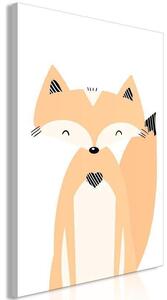 Quadro - Happy Fox (1 Part) Vertical