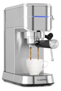 Klarstein Macchina per caffe espresso Futura 20 bar 1450W 1,25l acciaio inossidabile