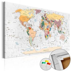 Quadro di sughero - Worlds Walls
