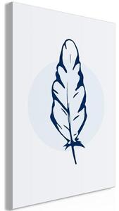 Quadro - Blue Feather (1 Part) Vertical