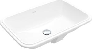 Villeroy & Boch Architectura - Lavabo da incasso, 570x370 mm mm, con sfioratore, bianco alpino 5A776001