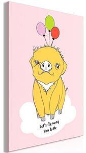 Quadro - Soaring Pig (1 Part) Vertical
