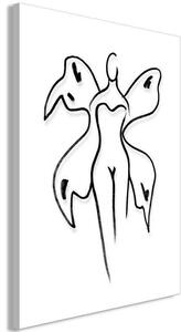 Quadro - Butterfly Woman (1 Part) Vertical