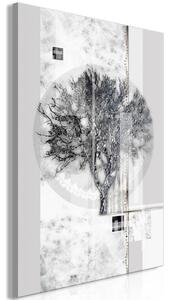 Quadro - Silver Tree (1 Part) Vertical