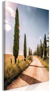 Quadro - Italian cypresses (1 Part) Vertical