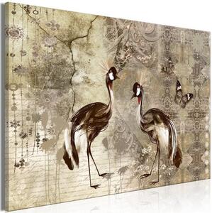 Quadro - Retro Cranes (1 Part) Wide