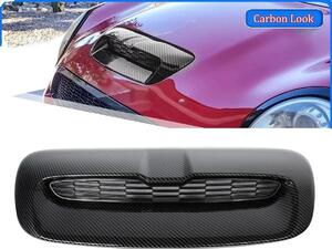Griglia di aspirazione dell'aria, realizzata in plastica ABS di alta qualità, dimensioni 49,7 cm x 19,5 cm x 7,5 cm, peso 0,43 kg, compatibile con Mini Cooper S R55 R56 R57 R58 R59 dal 2007 al 2014, montaggio frontale