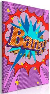 Quadro - Comic Street Art (1-part) - Colorful Text on Vibrant Background
