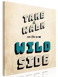 Quadro - Take Walk on the Wild Side (1 Part) Square