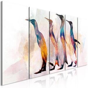 Quadro - Penguin Wandering (5 Parts) Narrow