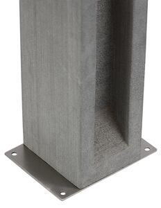 Lampione moderno esterno grigio 70 cm - SNEEZY