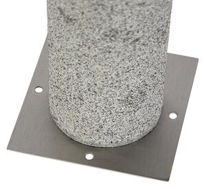 Lampioncino moderna esterno granito 40 cm - HAPPY