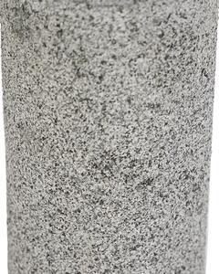 Lampioncino moderna esterno granito 40 cm - HAPPY