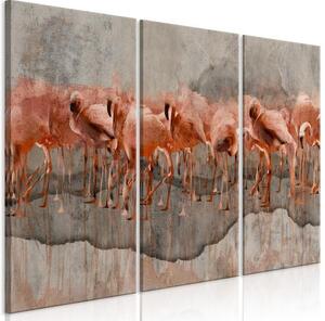 Quadro - Flamingo Lake (3 Parts)