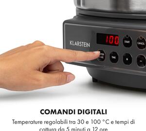 Klarstein Lady Marmalade Pastorizzatore Dispenser Bevande 27L 100°C 12h Inox