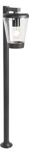 Paletto da esterno moderno nero 100 cm IP44 - Joren