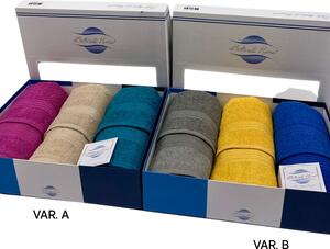 Set asciugamano bagno viso ospite Botticelli Home Colorissima