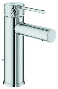Miscelatore monocomando per lavabo Grohe Essence 24175_1, misura S, montaggio monoforo, set di scarico con tirante, finitura Crafted cromata, 1 pz
