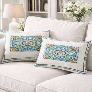 Cuscino rettangolare Noto Botticelli Home fantasia mediterranea