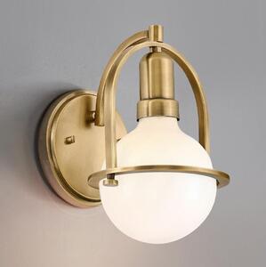 Quintiesse QN-SOMERSET1-HB - Lampada da parete SOMERSET 1xE27/60W/230V dorata