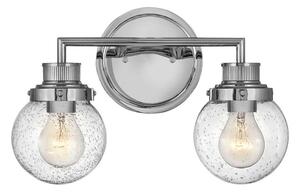 Quintiesse QN-POPPY2-PC-BATH Applique da parete per bagno POPPY 2xE27/60W/230V IP44 cromo lucido