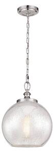 Lampada a sospensione Tabby in acciaio spazzolato, 1xE27x60W, metallo, dimensioni: 205,7x30,5x30,5 cm, IP20, Feiss