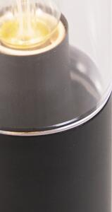 Lampioncino esterno moderna nero 50 cm - RULLO