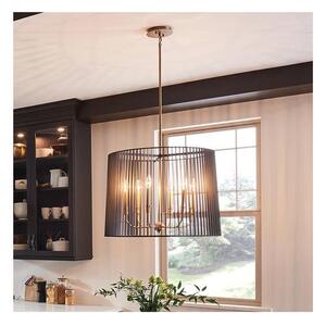 Quintiesse QN-LINARA-6P-BK - Lampadario a stelo LINARA 6xE14/60W/230V nero/oro