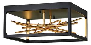 Quintiesse QN-STYX-LED-F-BG - Plafoniera LED STYX LED/8W/230V nero/oro
